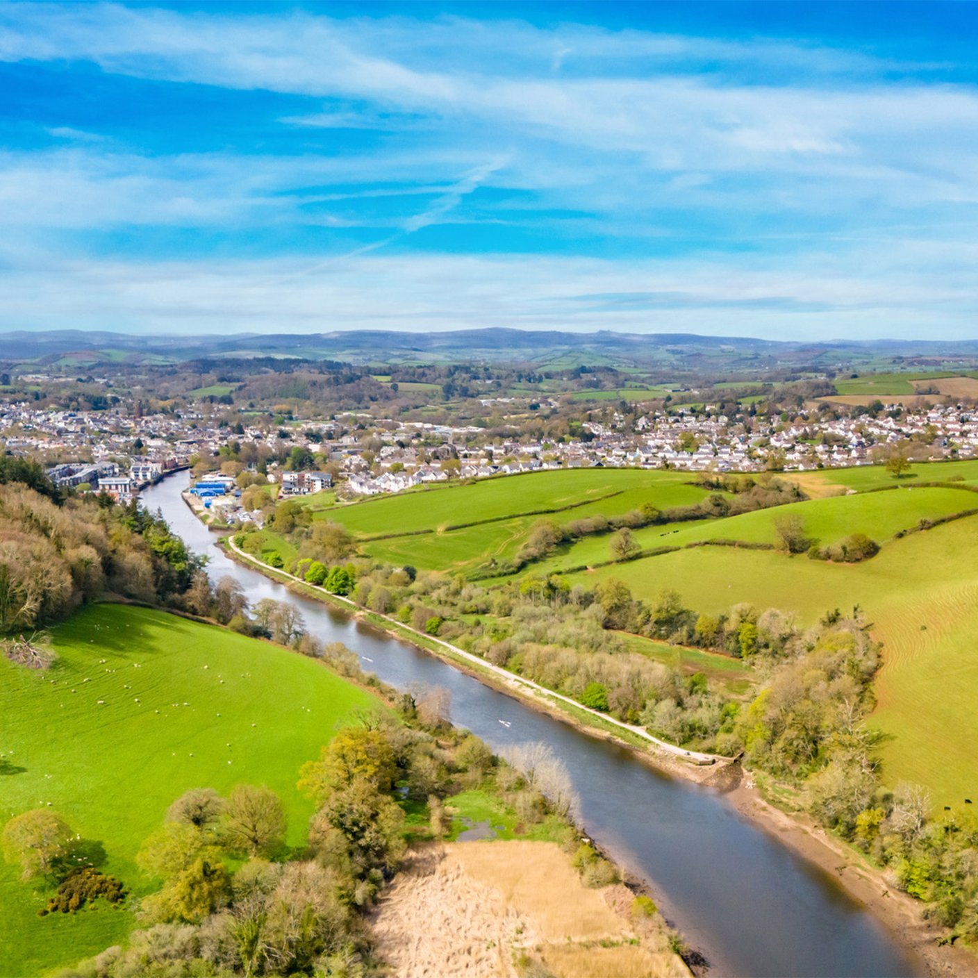 River Dart leads to the town of Totnes in Devon.