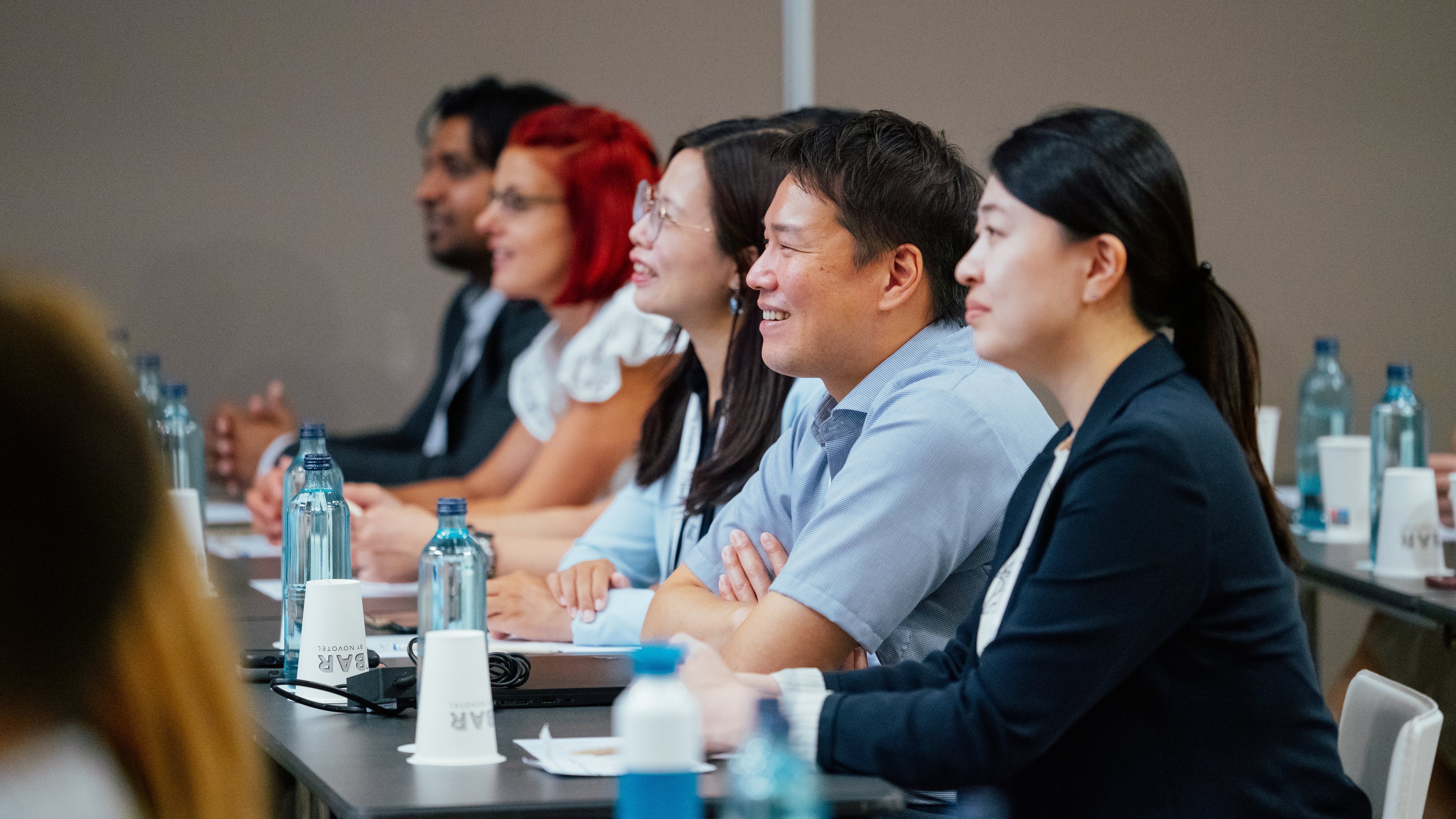 Group of emplyees in a conference room